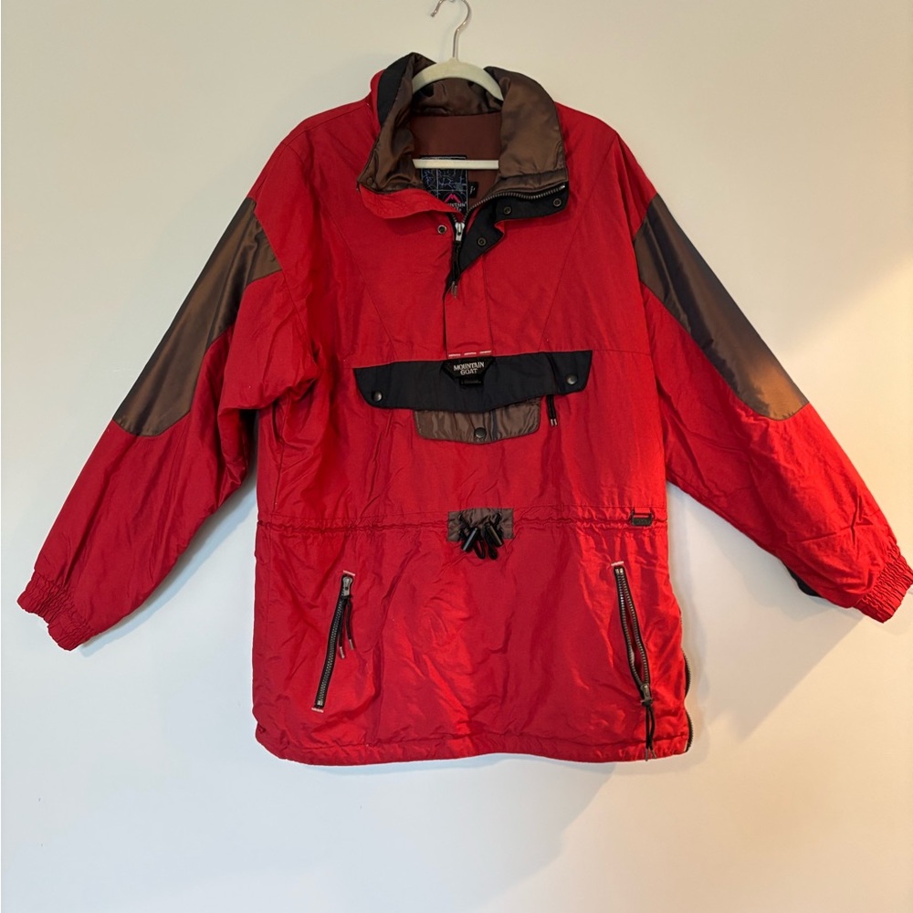 Mountain Goat Red and Black Ski Jacket